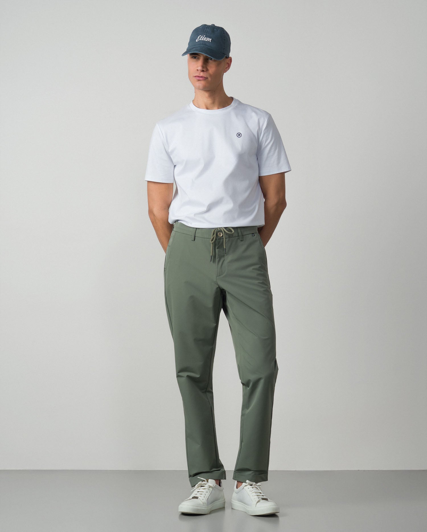 Pantalón chino de tejido técnico elástico Etiem