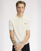 Polo De Algodón Marfil Fred Perry