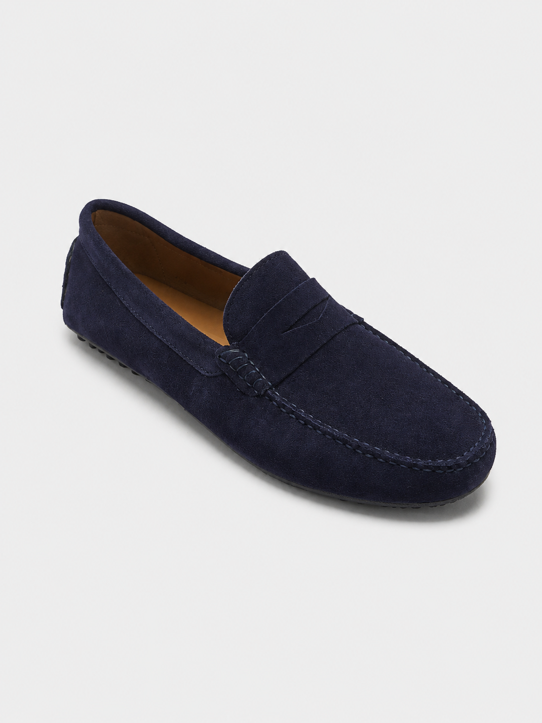 Mocasin de vestir azul marino