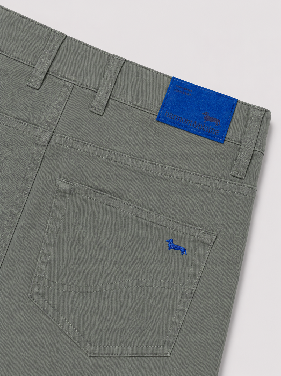 Pantalón 5 bolsillos verde Harmont & Blaine