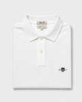 Polo de algodón blanco basico Gant