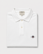 Polo de algodón blanco basico Gant