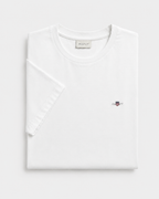 Camiseta algodón básica blanca Gant