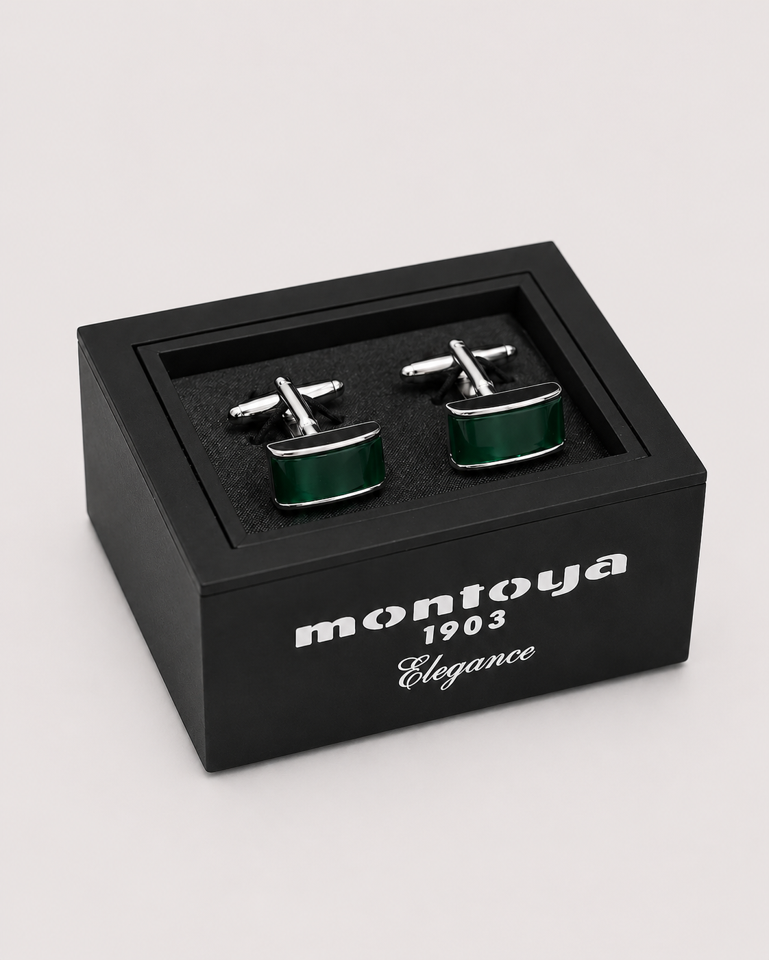 Gemelos rectangulares verdes