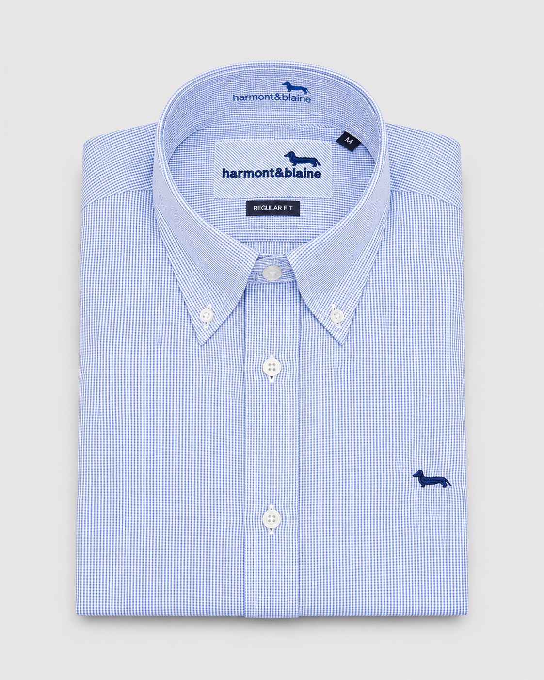 Camisa cuadros azules  Harmont Blaine