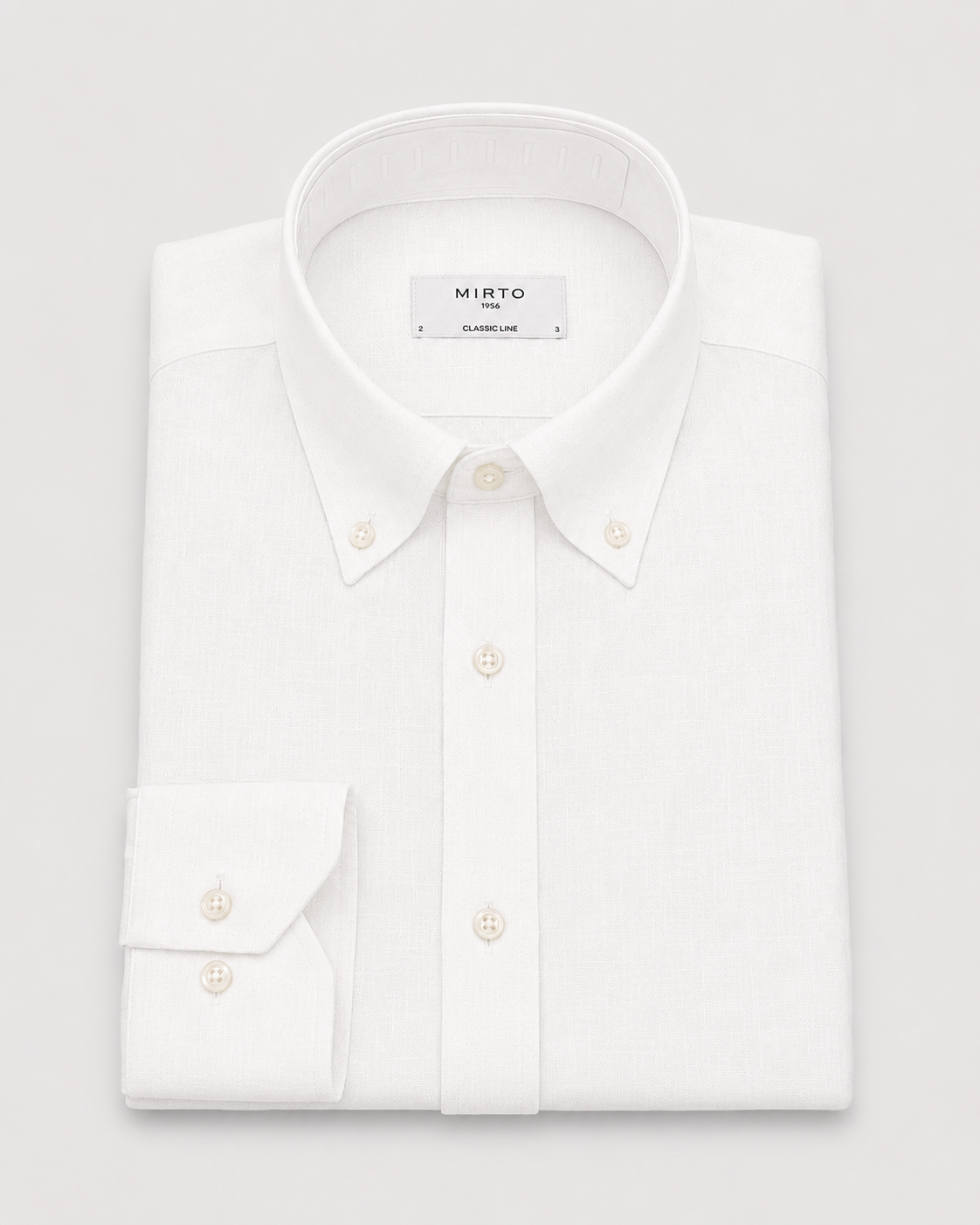 Camisa lino blanca Mirto