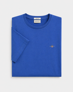 Camiseta algodón básica azul Gant