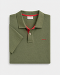 Polo Algodón verde rojo Gant