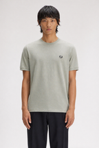 Camiseta algodón kaki Fred Perry