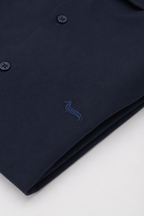 Camisa lisa azul marino Harmont Blaine
