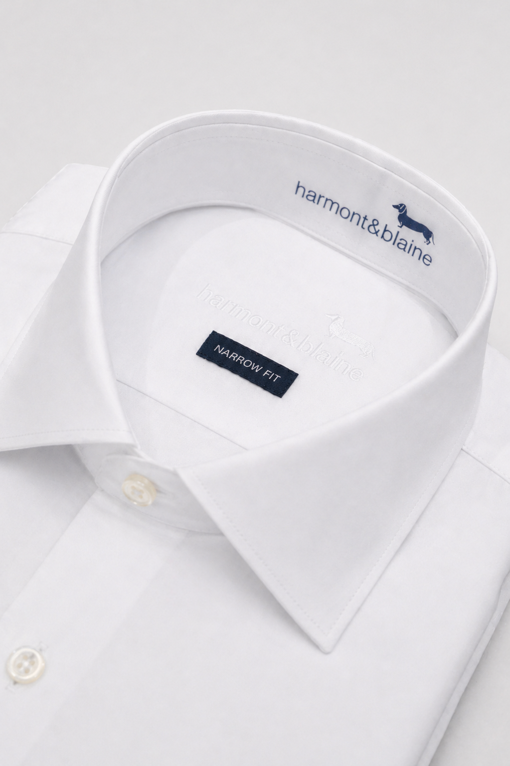 Camisa lisa blanca Harmont Blaine