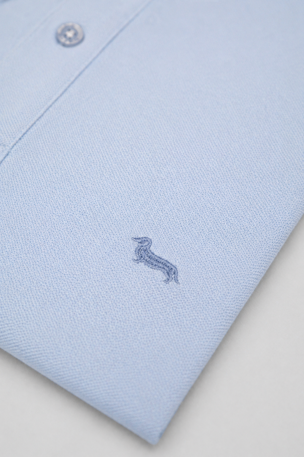 Polo de algodón azul claro Harmont Blaine