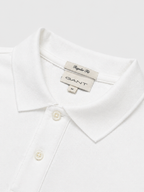 Polo de algodón blanco basico Gant