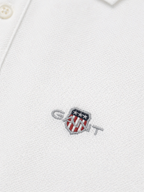 Polo de algodón blanco basico Gant