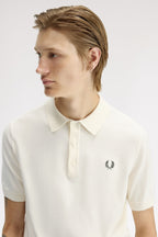 Polo De Algodón Marfil Fred Perry