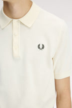 Polo De Algodón Marfil Fred Perry