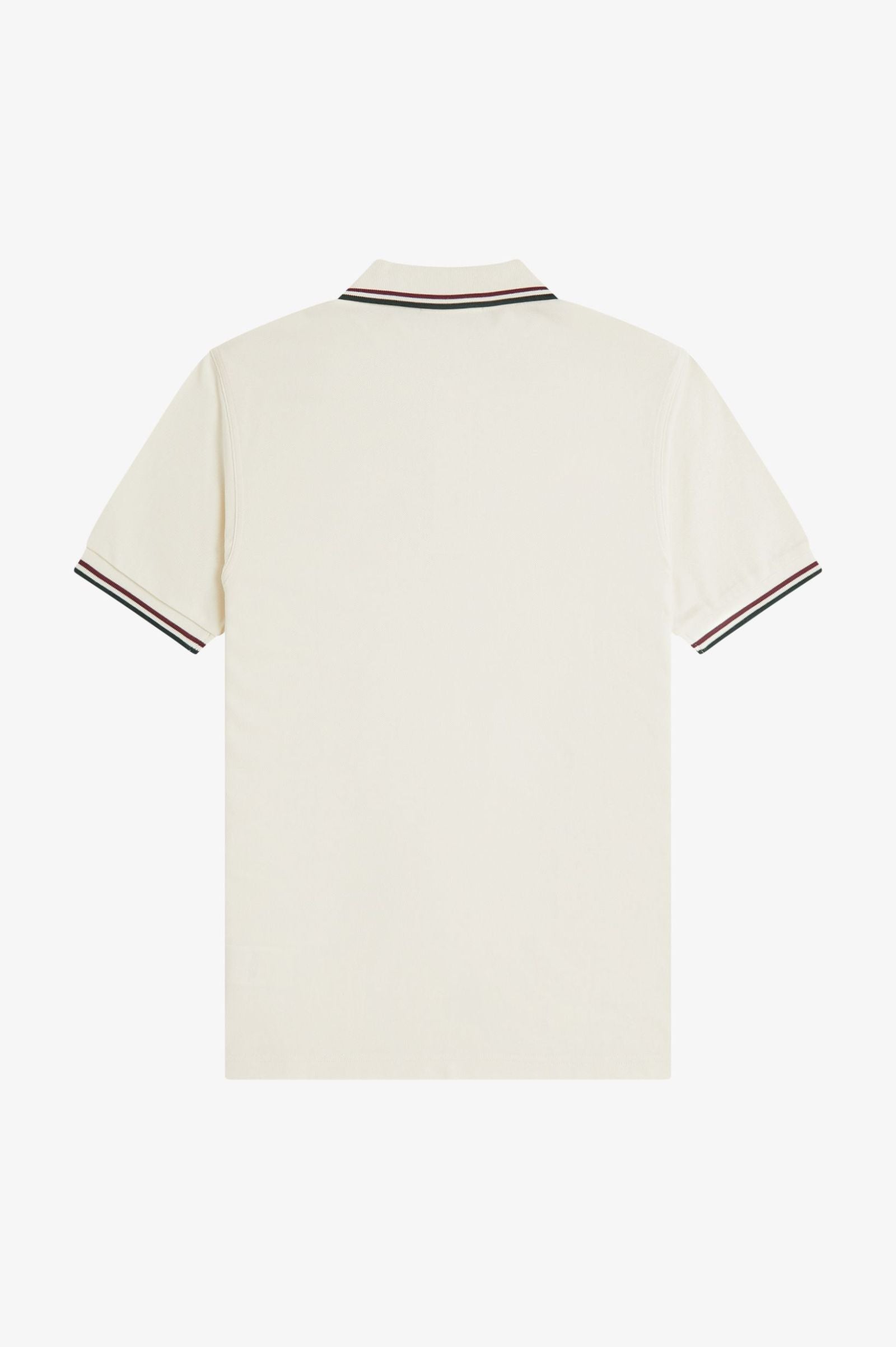 Polo de algodón doble banda beige Fred Perry