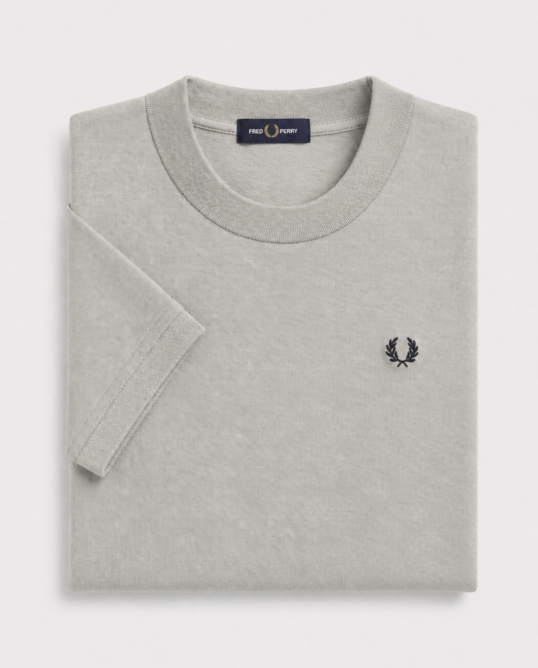 Camiseta algodón kaki Fred Perry