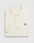 Polo De Algodón Marfil Fred Perry