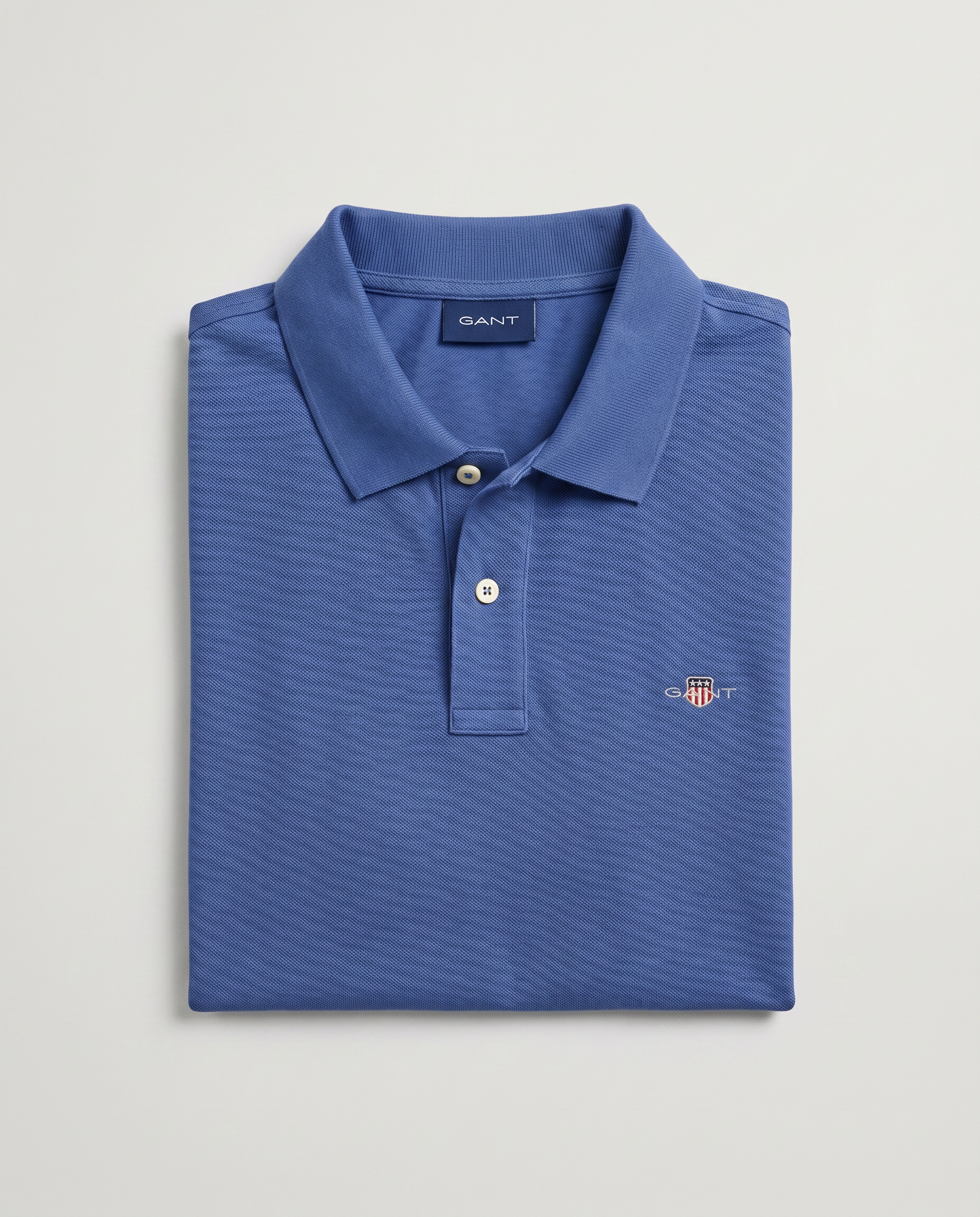 Polo Algodón Azul Gant