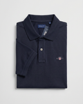 Polo Algodón Azul Marino Gant