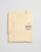 Camiseta Estampada Amarilla Gant