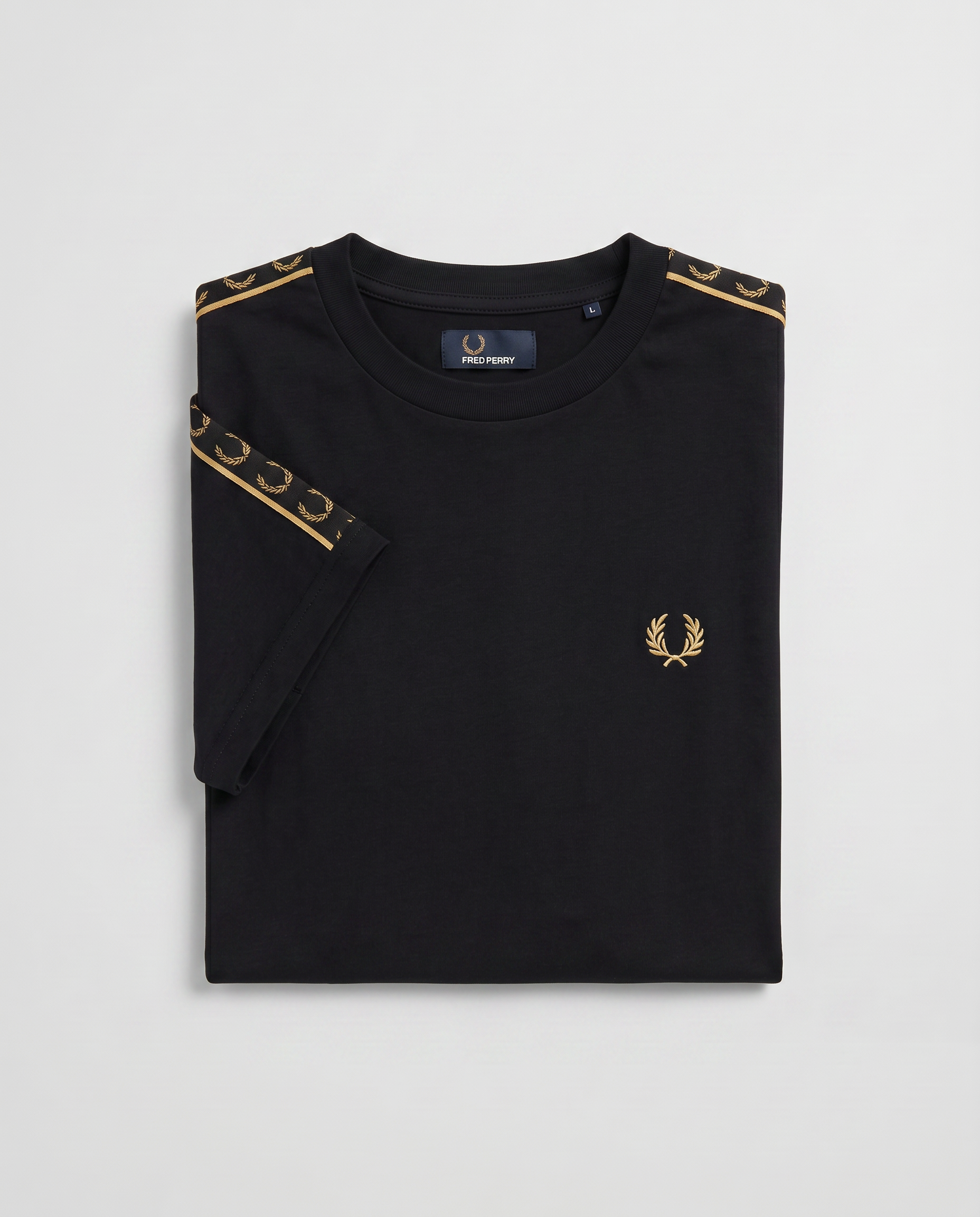 Camiseta Ringer con Cinta Deportiva Fred Perry