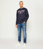 Sudadera Gant de algodón azul marino