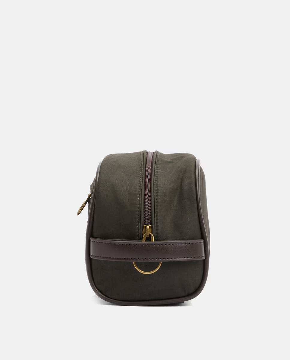 Neceser encerado verde Barbour