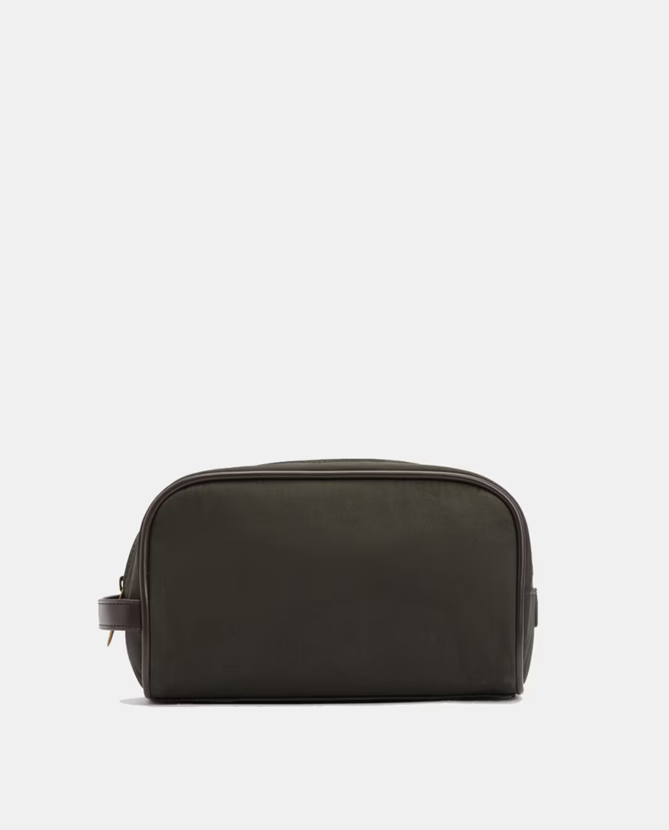 Neceser encerado verde Barbour