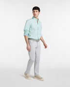 Camisa de rayas verde corte regular Harmont Blaine