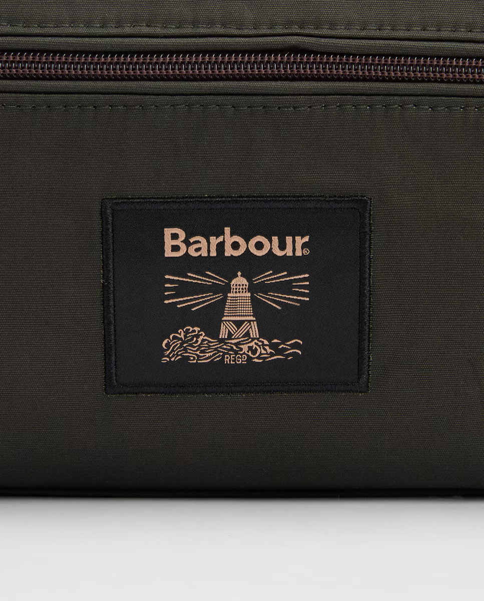 Neceser encerado verde Barbour