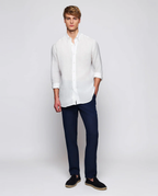 Camisa lino blanca Mirto