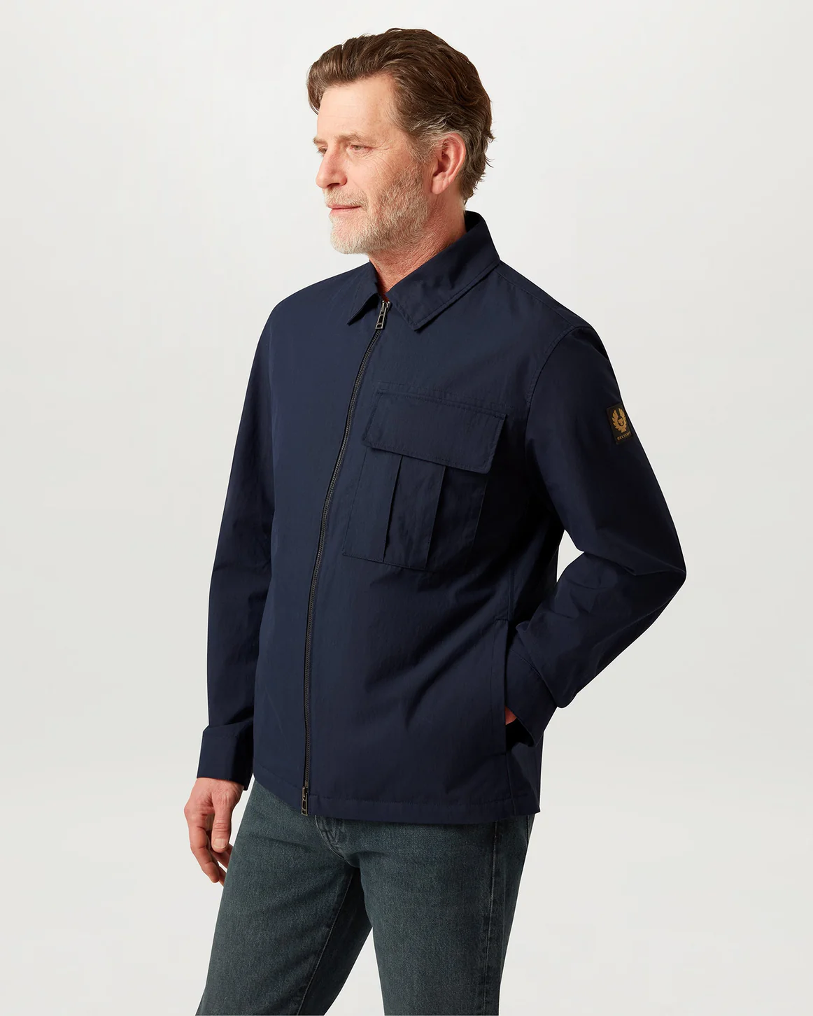 Chaqueta azul marino Belstaf