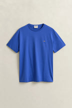 Camiseta algodón básica azul Gant