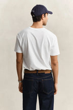 Camiseta algodón básica blanca Gant