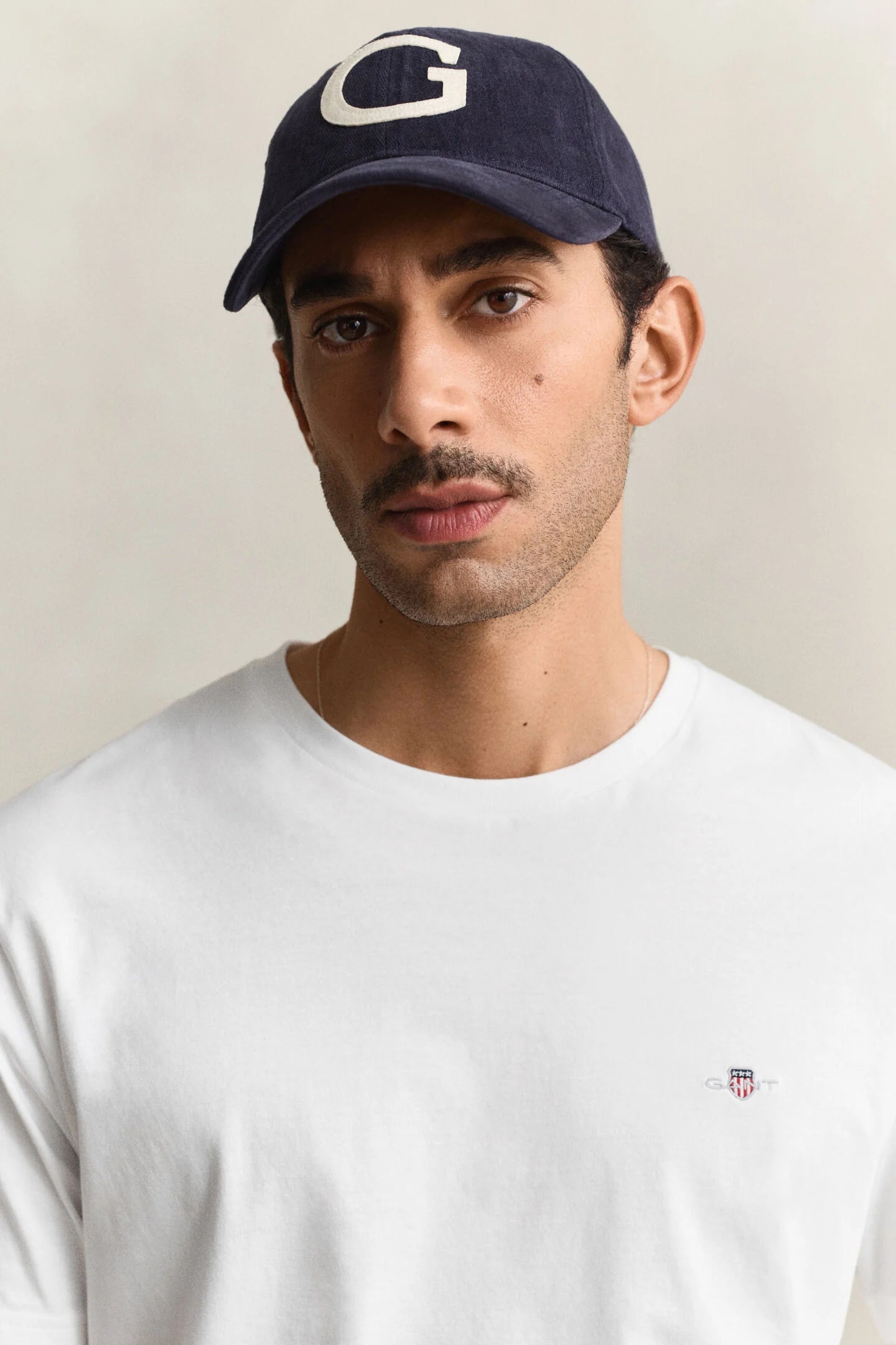 Camiseta algodón básica blanca Gant